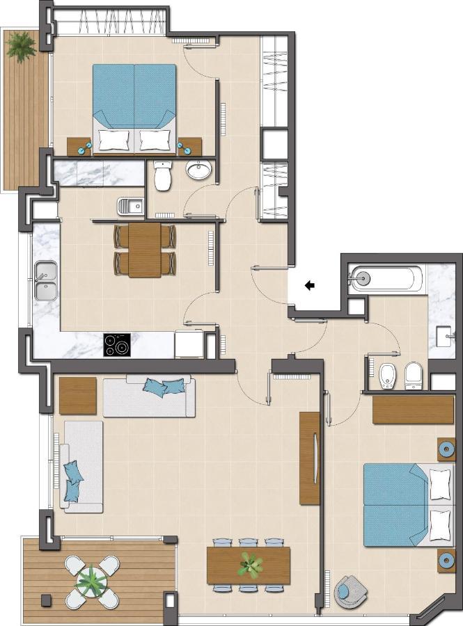 Apartaments Tropic โยเรตเดมาร์ ภายนอก รูปภาพ